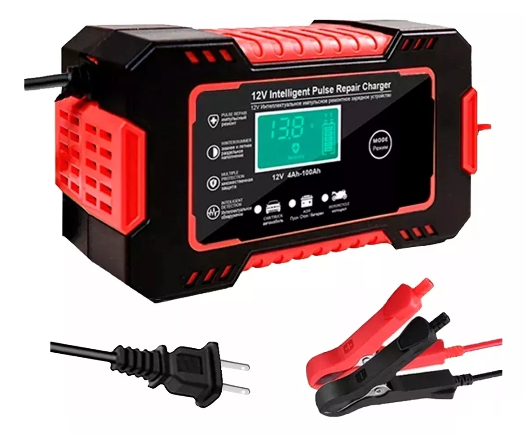 Cargador de bateria de carro de 12V, 6A