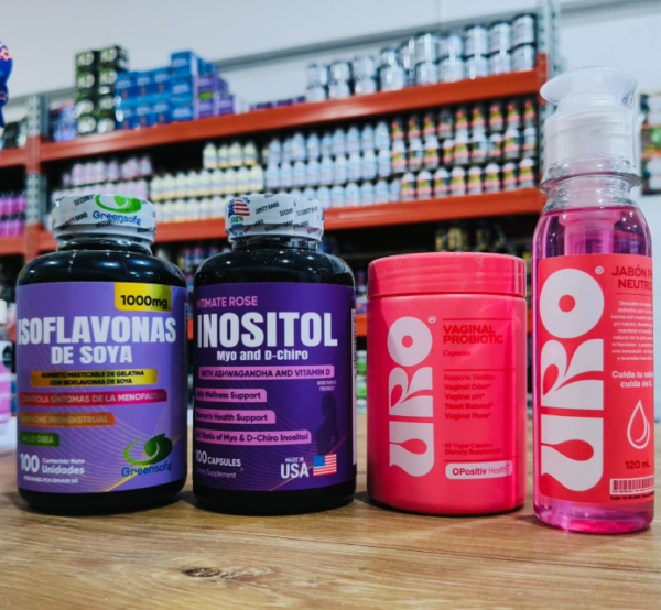 ISOFLAVONA + INOSITOL + URO + JABON
