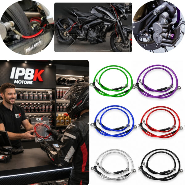 Lineas freno blindadas Par moto univers