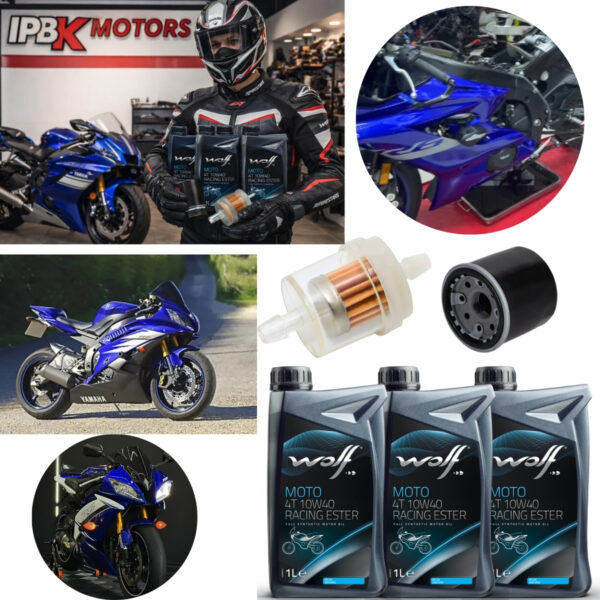 Kit aceite wolf filtros hibari yamaha r6