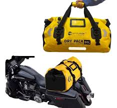 Bolsa trasera impermeable para moto